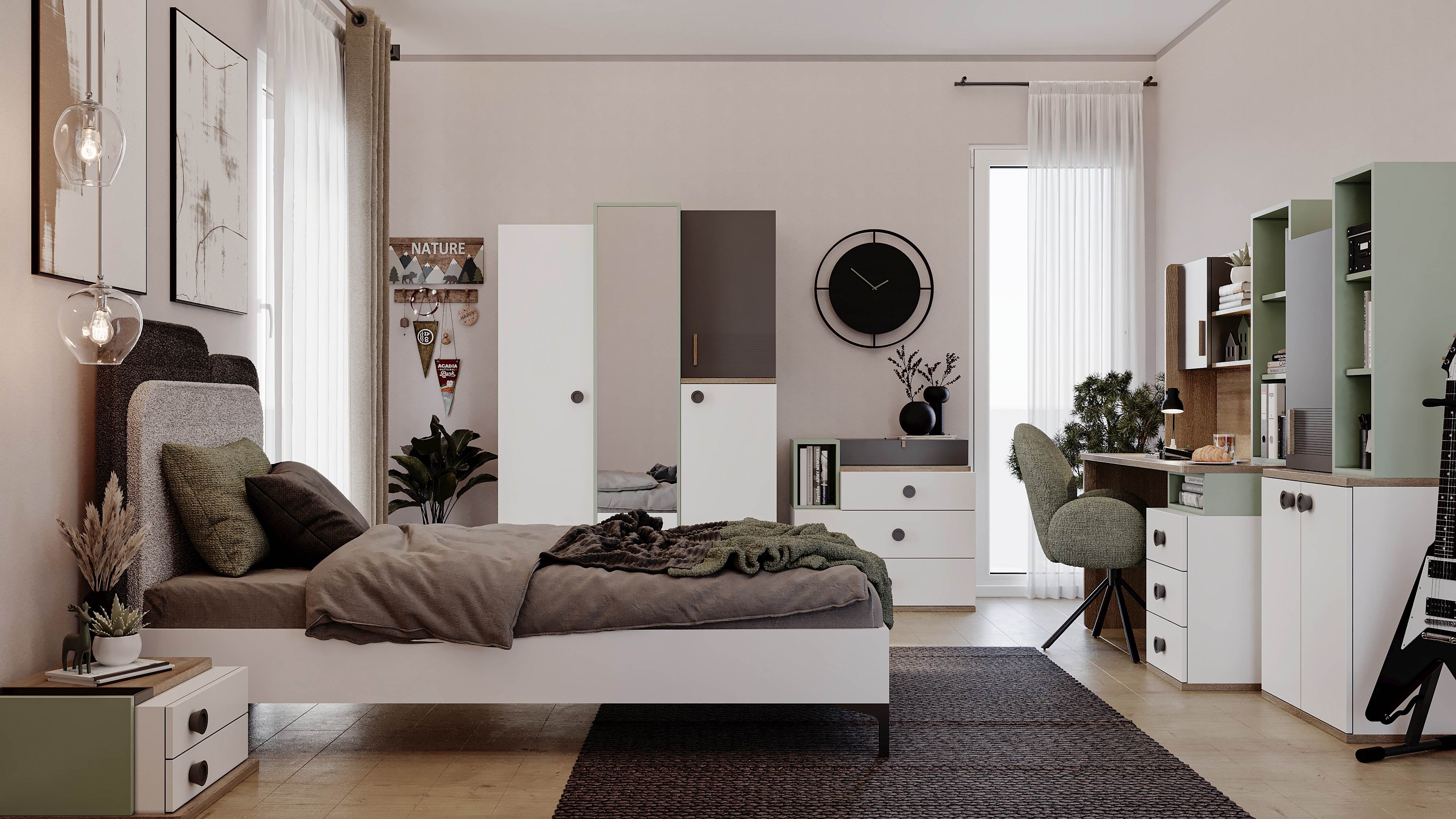 Aviva Genç Odası Koleksiyonlarında Fonksiyonellik ve Renkli Tasarım Bir Arada