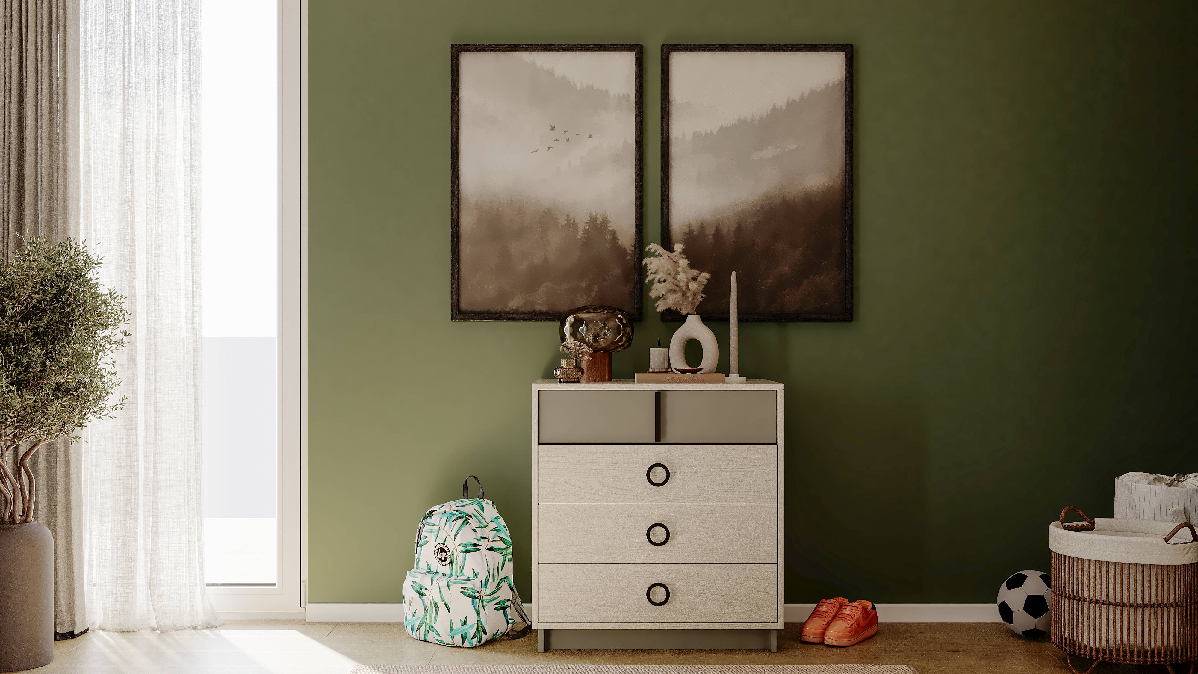 Tree Monet Genç Odası Takımı - YakÄ±n Ã‡ekim 3