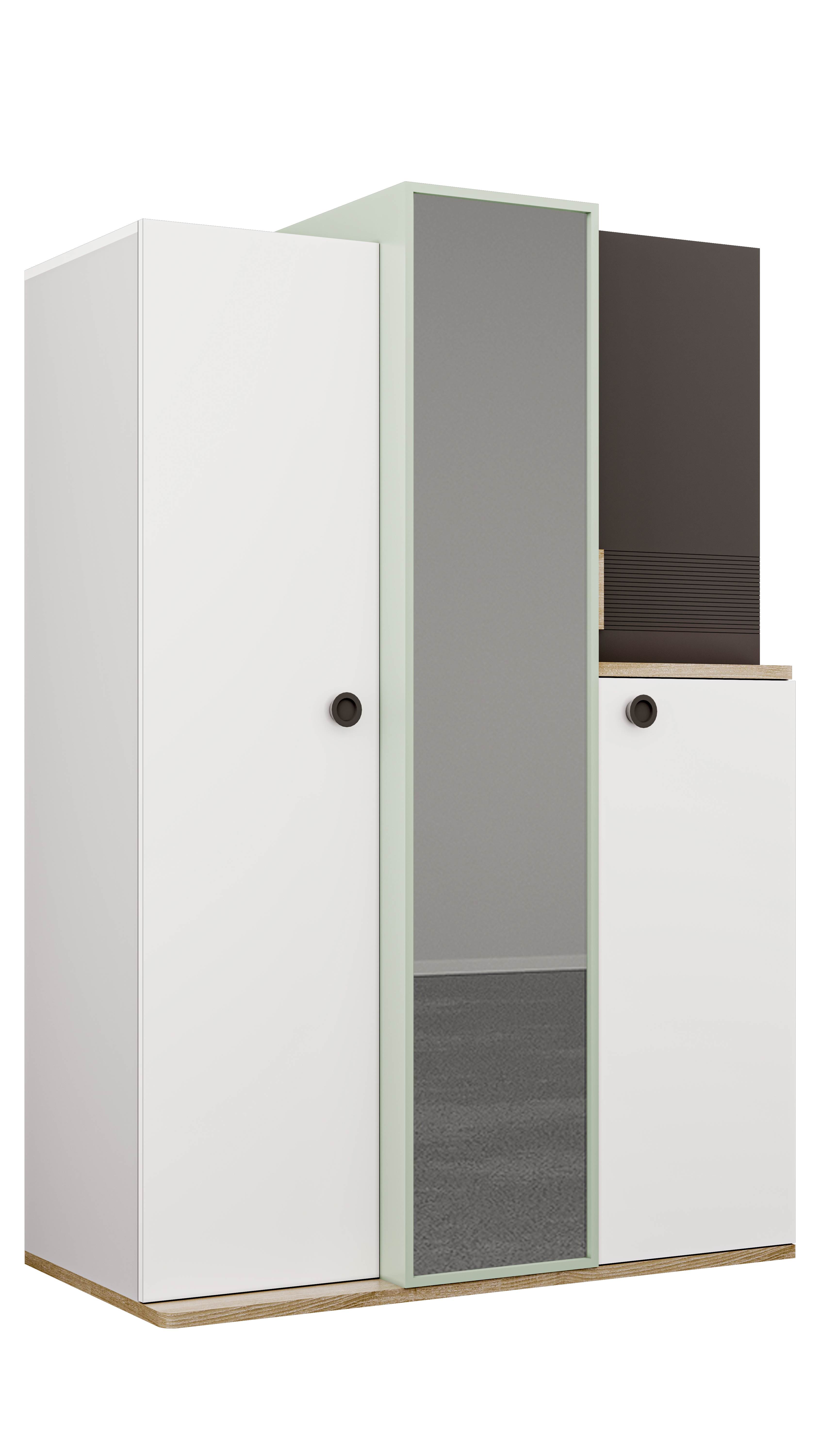 Tiffany Youth Room Mirrored Wardrobe