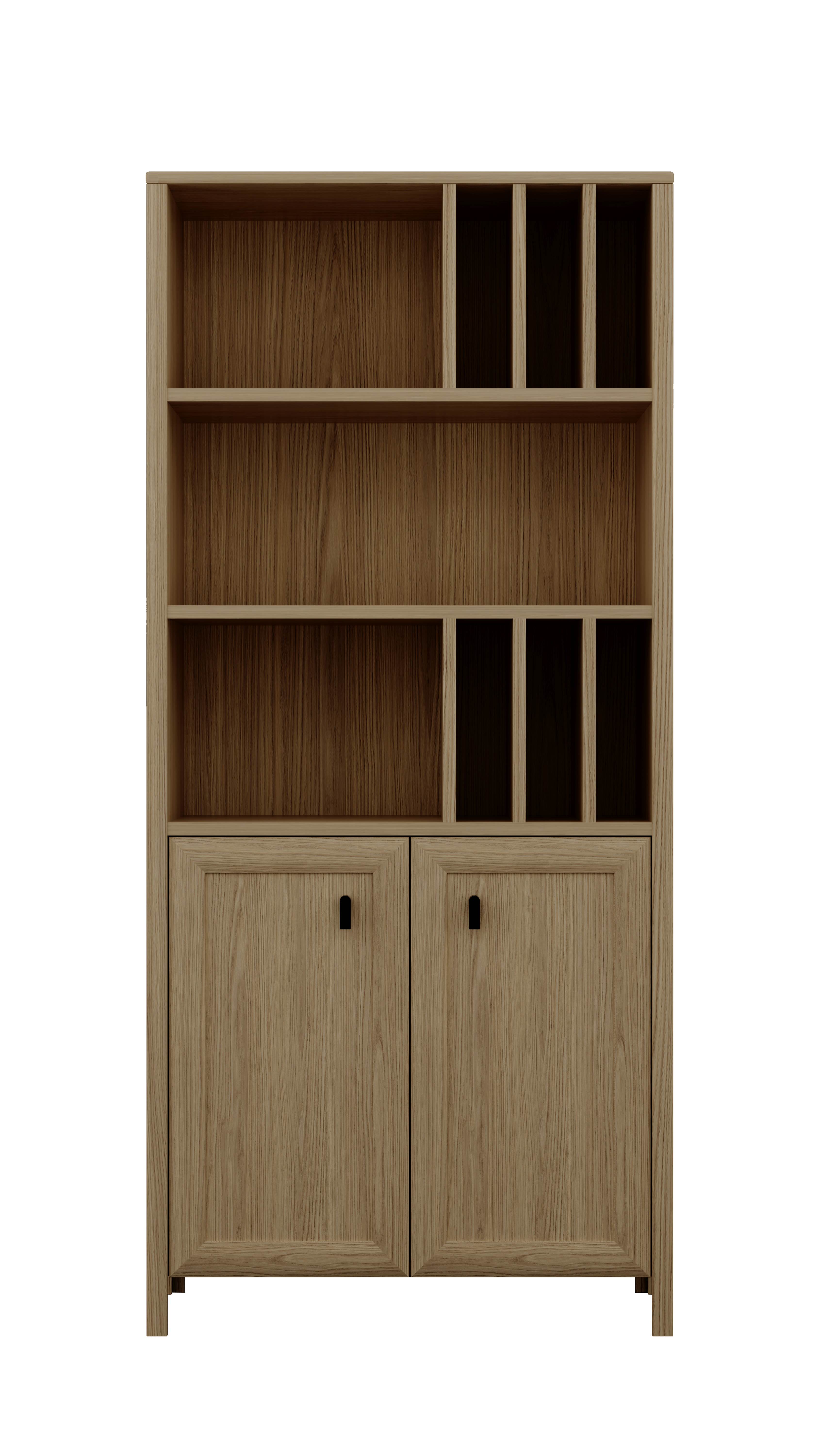 Lotus Youth Room Bookcase with Cabinet
