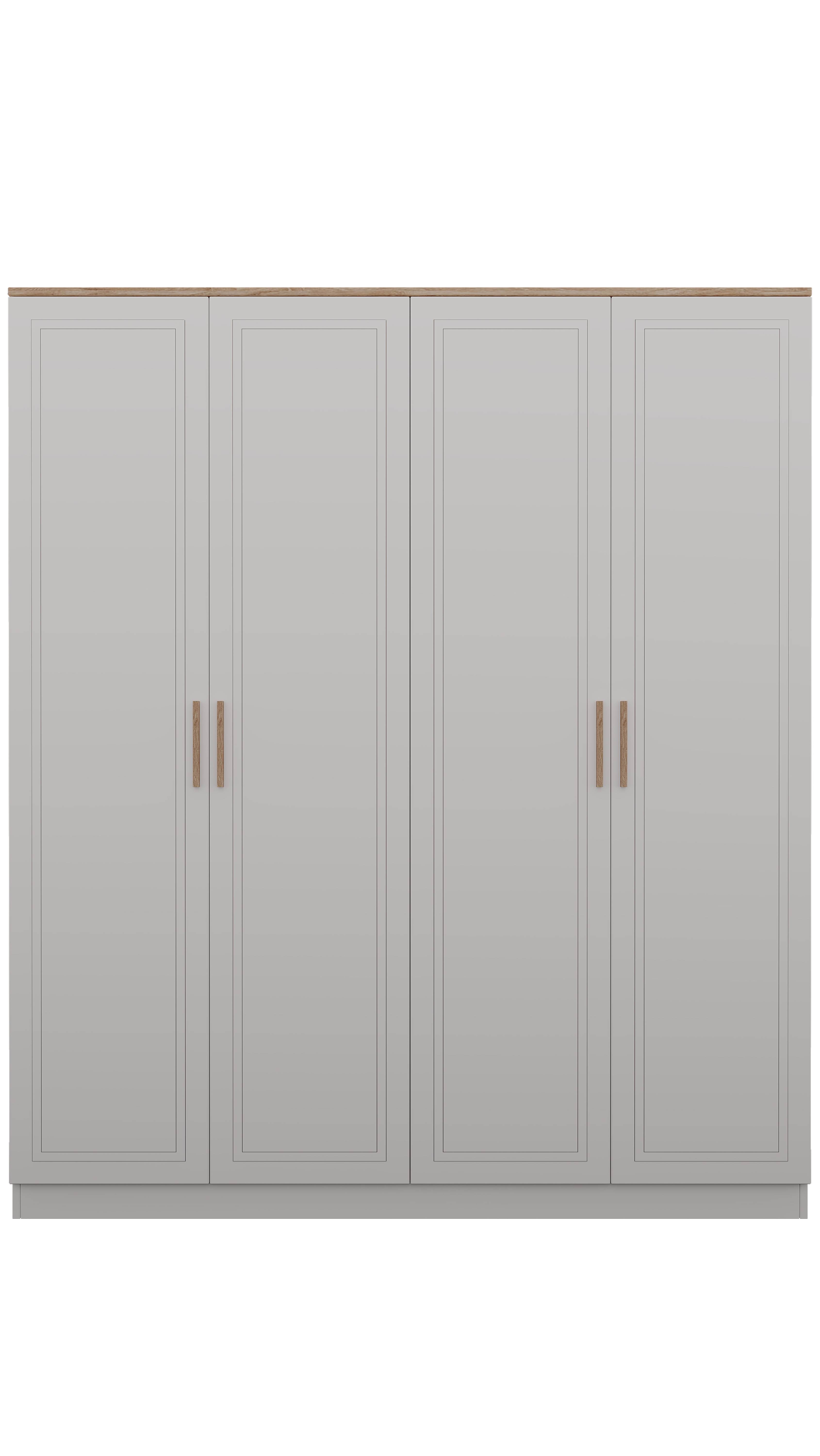 Mia Genç Odası 4 Kapaklı Gardırop Dolap